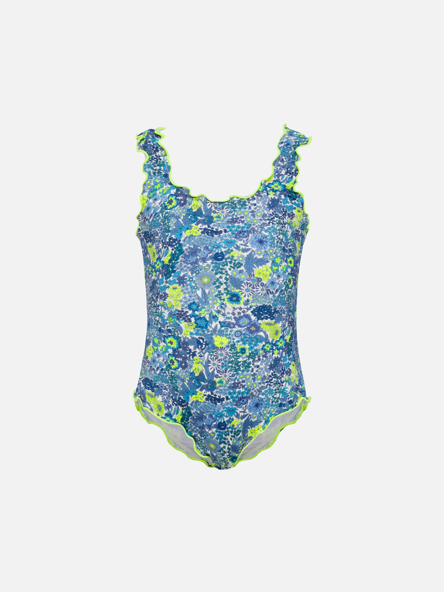 Clio one-piece swimsuit with Margaret Annie print | MADE WITH LIBERTY FABRIC - MC2 Saint Barth