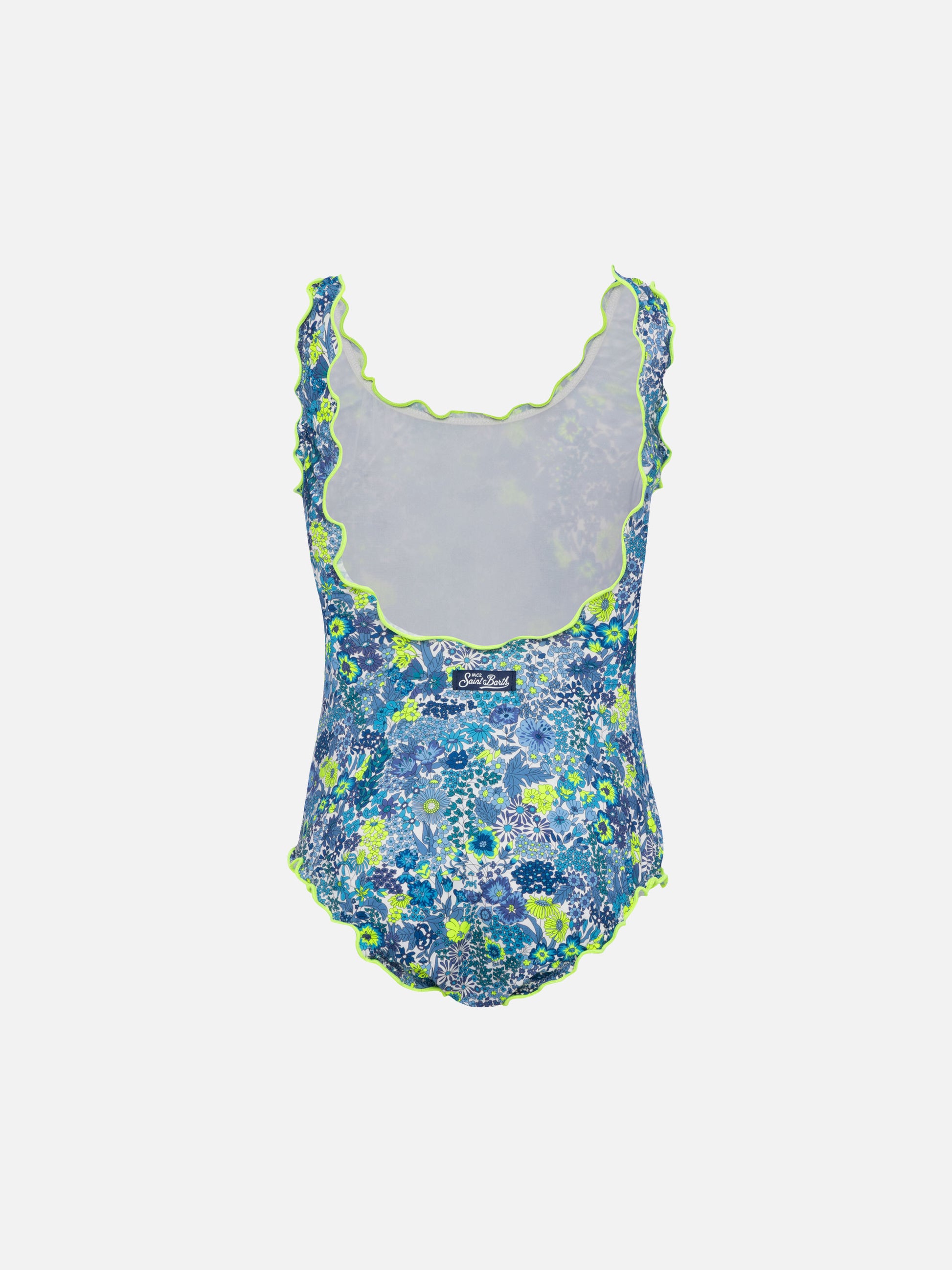 Clio one-piece swimsuit with Margaret Annie print | MADE WITH LIBERTY FABRIC - MC2 Saint Barth