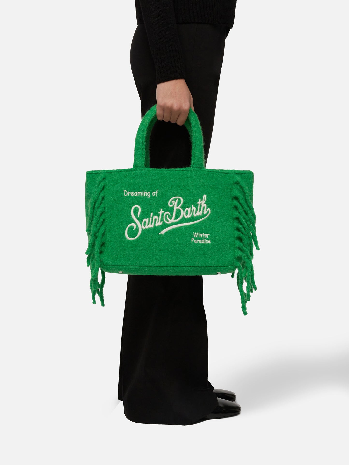 Grüne Handtasche Colette Blanket