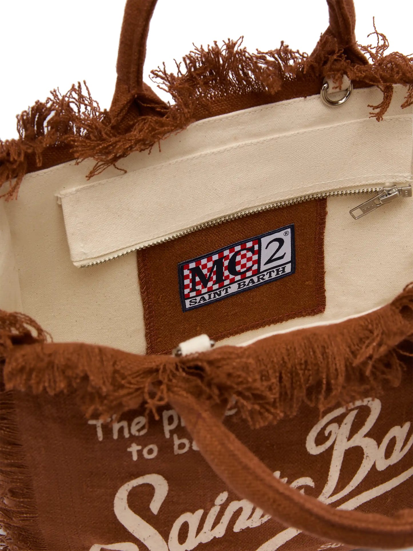 Colette linen brown handbag - MC2 Saint Barth