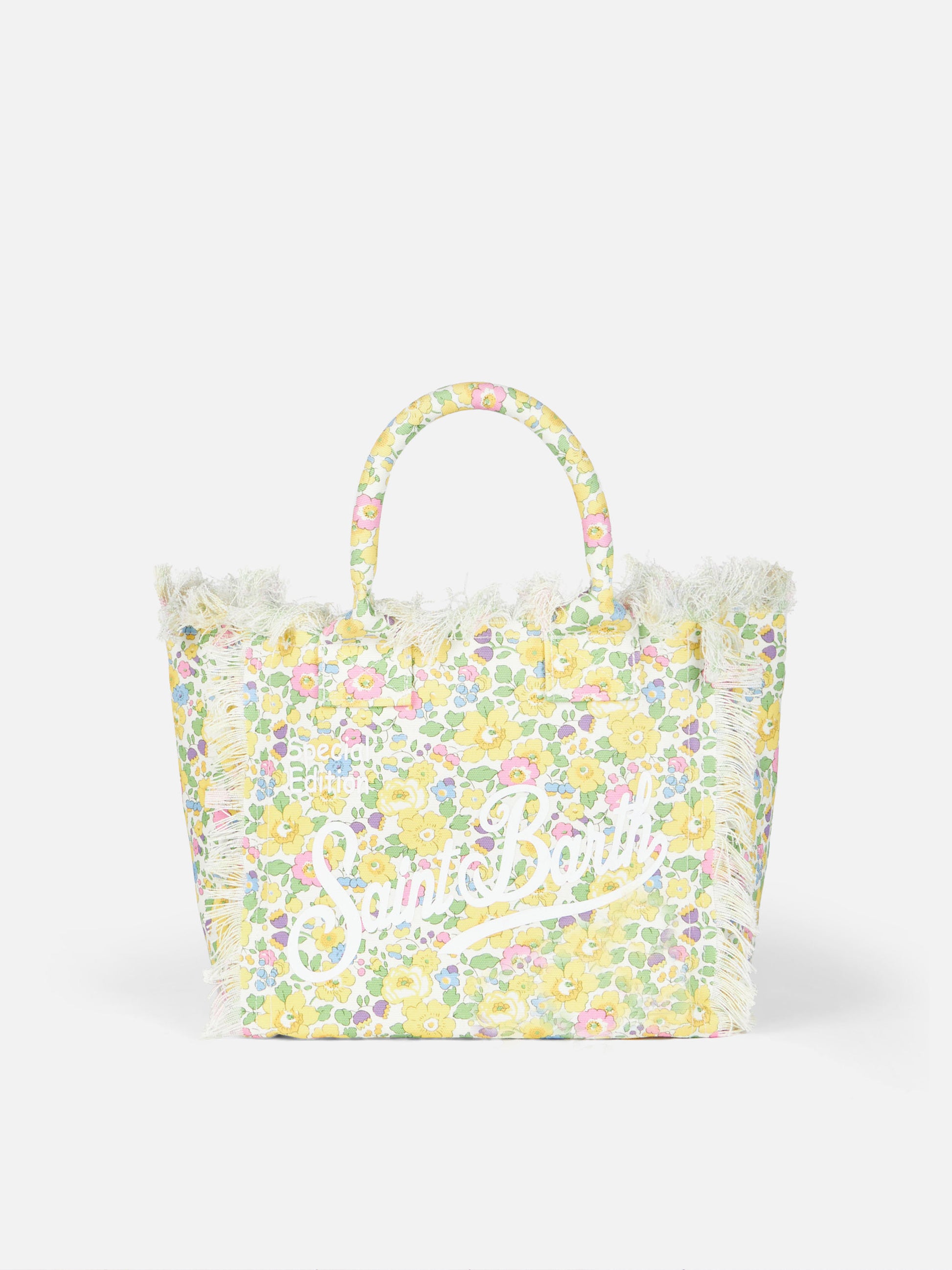 Betsy Cotton canvas Colette Liberty handbag |MADE WITH LIBERTY FABRIC - MC2 Saint Barth