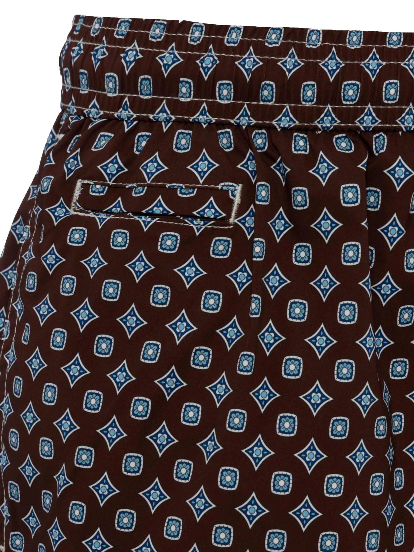 Comfort Light swim shorts with tie print