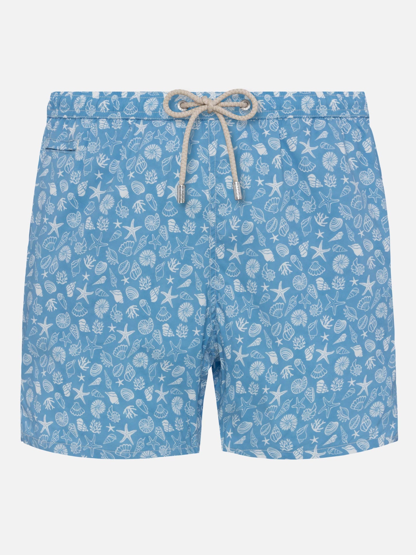 Comfort Light swim shorts with tropical shell print
