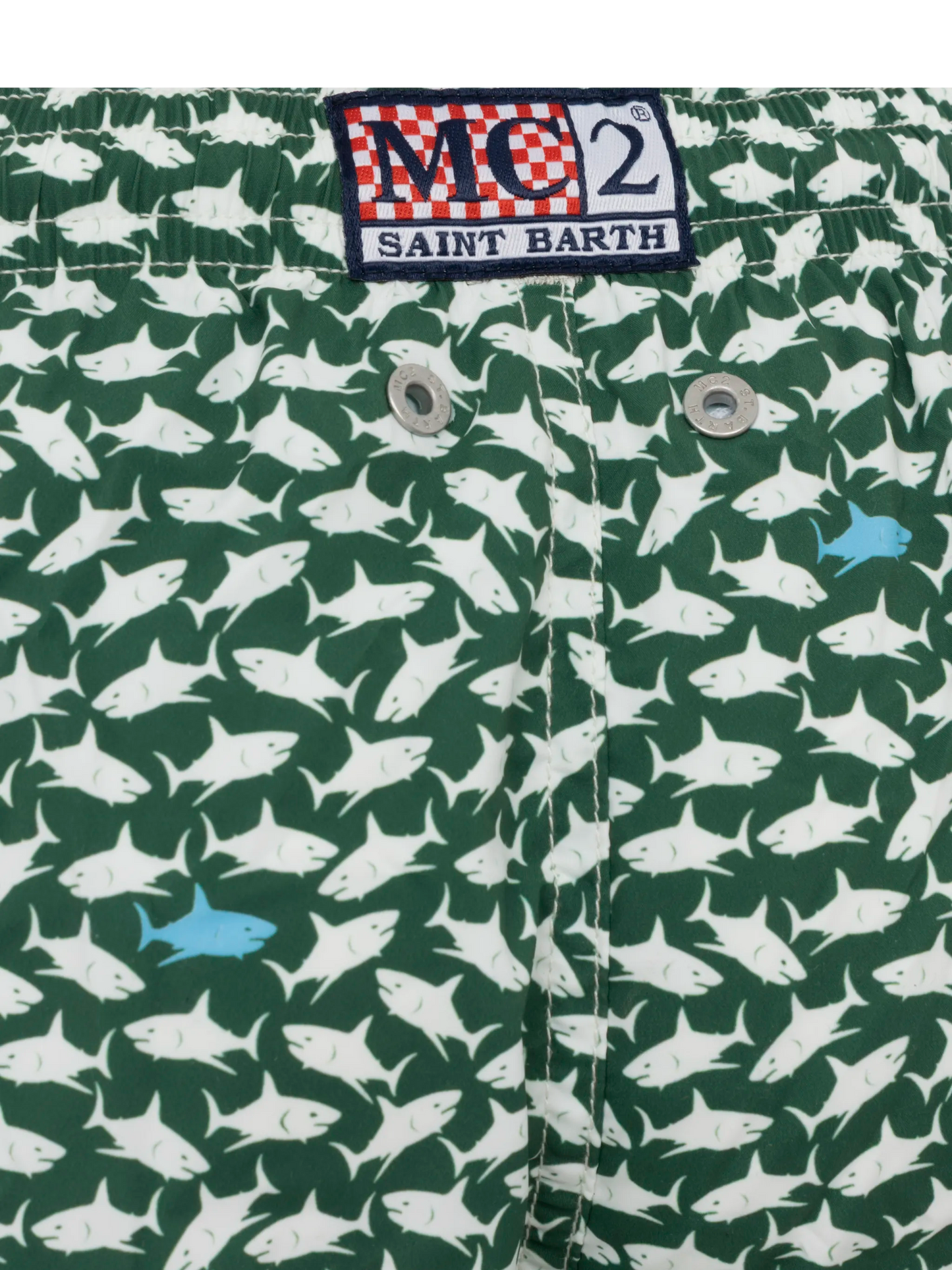 Comfort Light Badeshorts mit Hai-Print