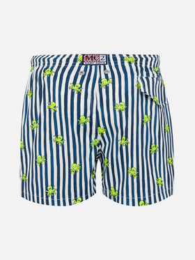 Comfort Light swim shorts with octopus print - MC2 Saint Barth