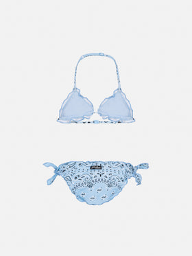 Cris classic triangle bikini with bandanna print - MC2 Saint Barth