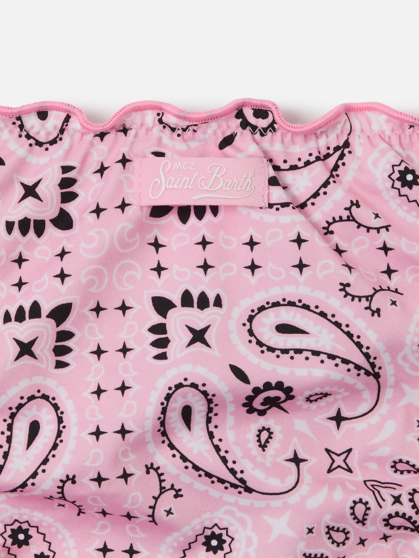 Bikini Cris in tessuto elasticizzato con stampa bandana