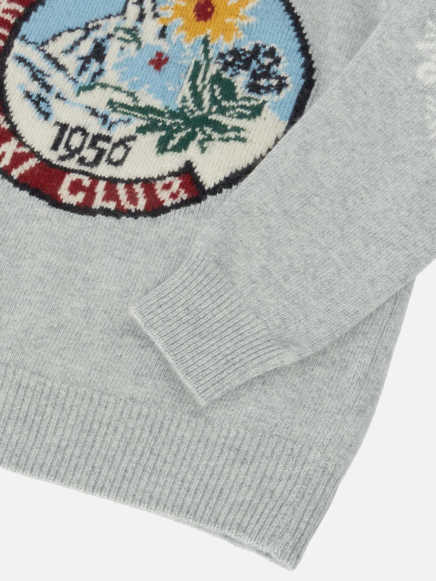 Halb-Rollkragenpullover Davos mit Matterhorn-Jacquard