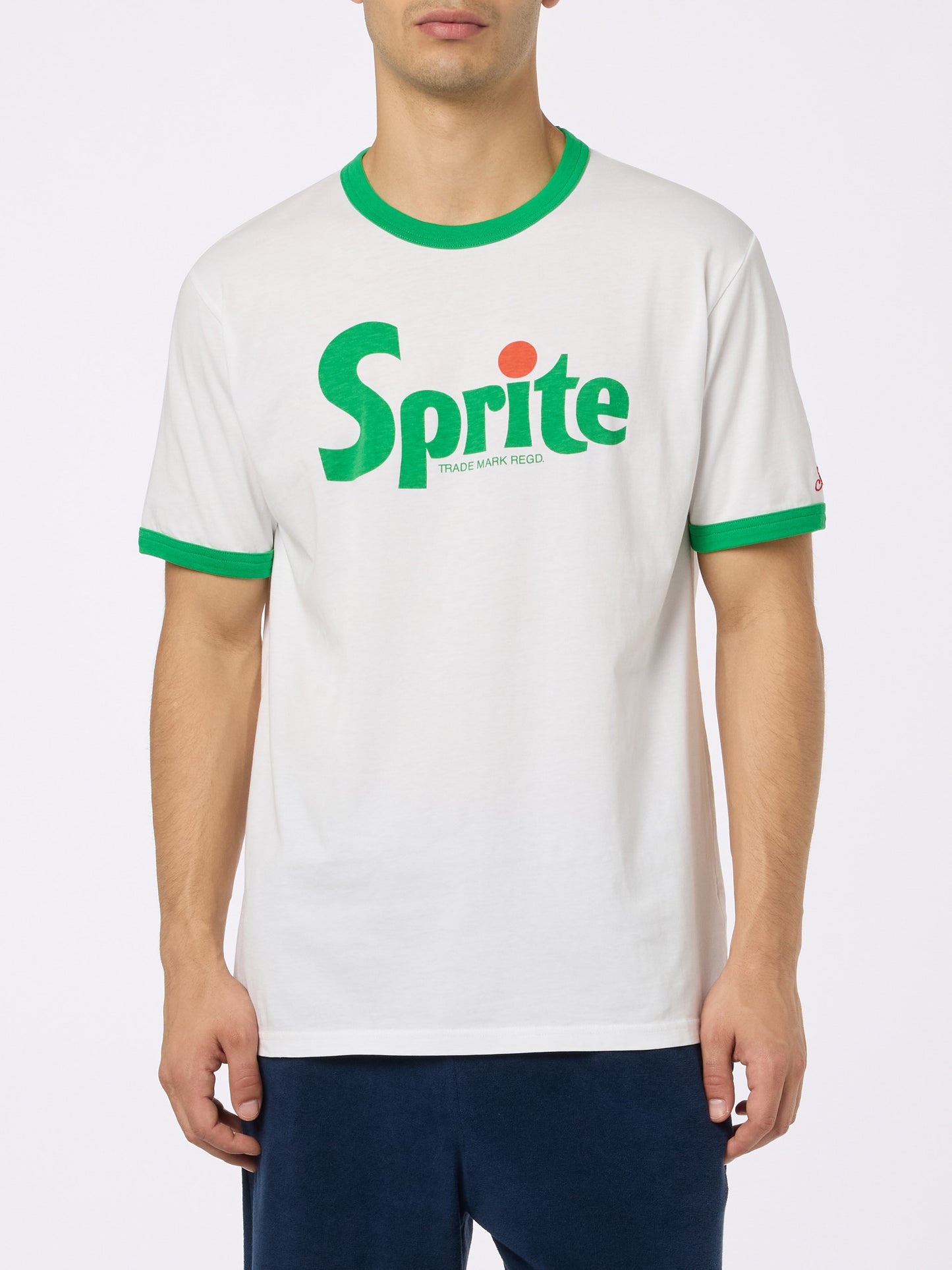 Man cotton t-shirt with Sprite print | COCA-COLA® SPECIAL EDITION - MC2 Saint Barth
