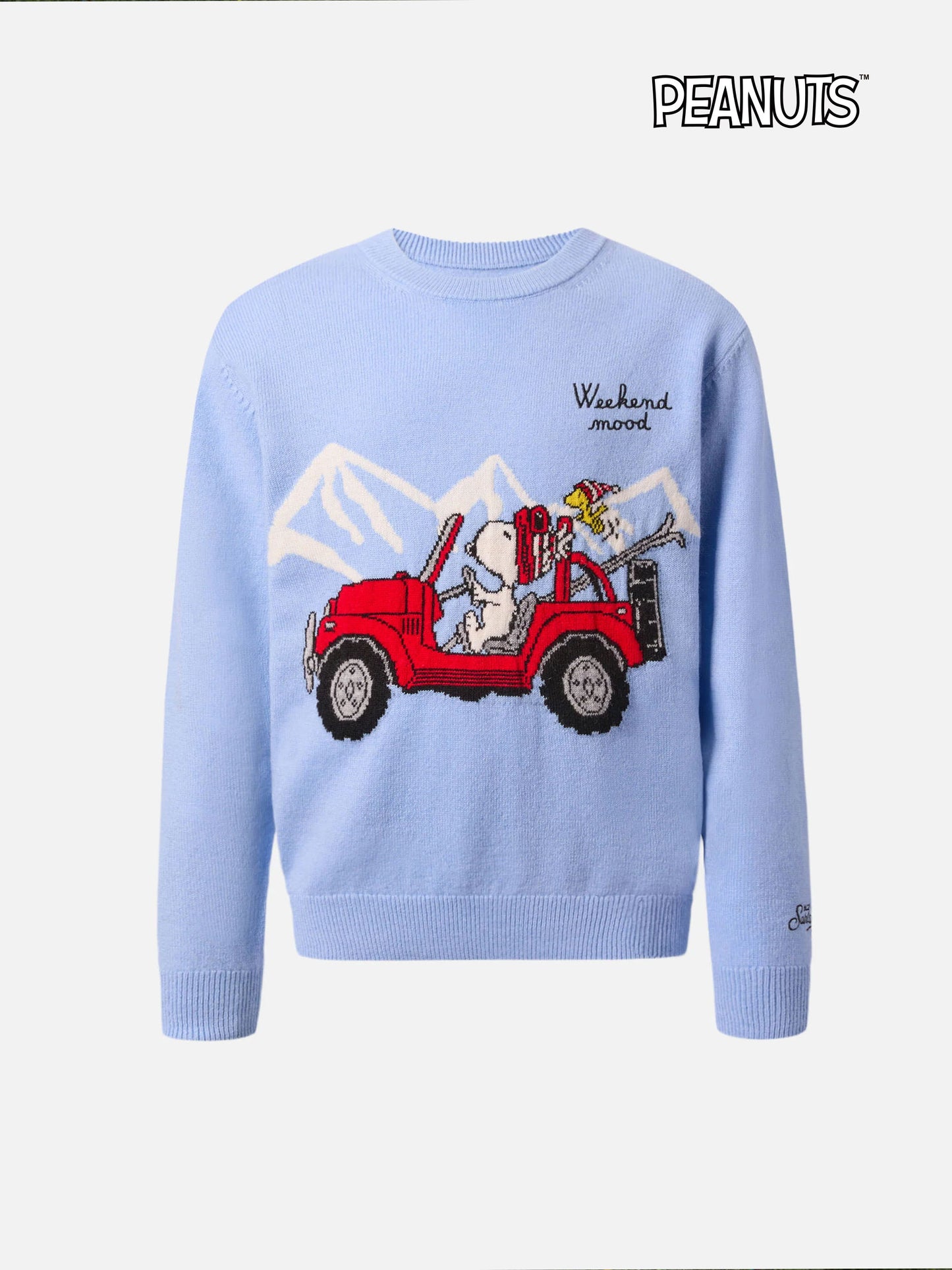 Maglione Douglas Light in misto cashmere con jacquard Snoopy | PEANUTS SPECIAL EDITION