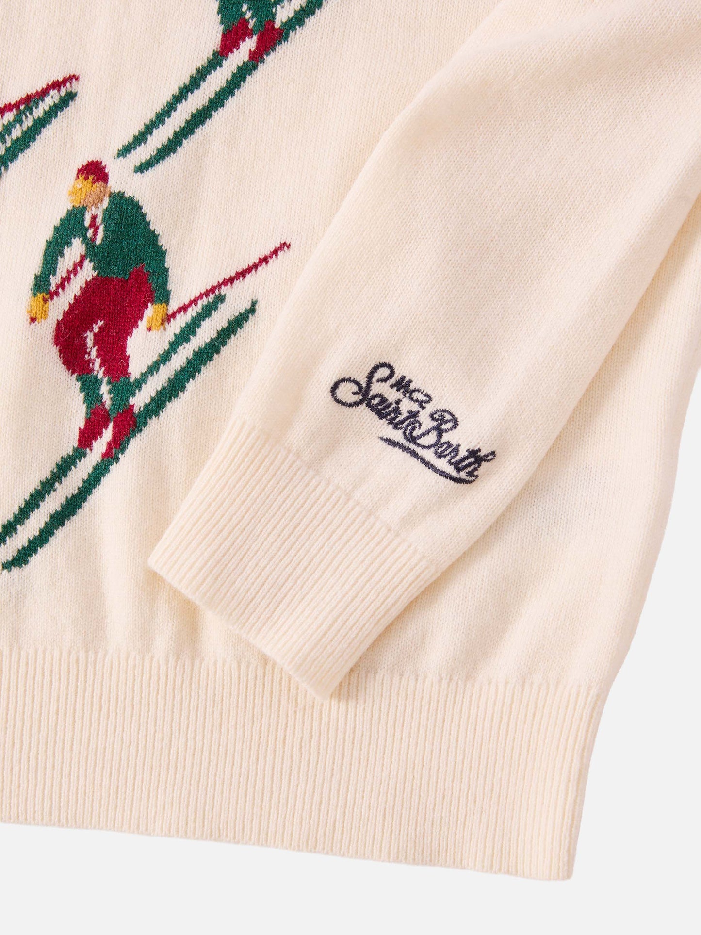 Maglione Douglas in misto cashmere con jacquard St. Moritz | ST. MORITZ SPECIAL EDITION