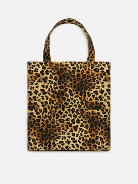 Essential flat cotton animalier Bag with Saint Barth logo - MC2 Saint Barth