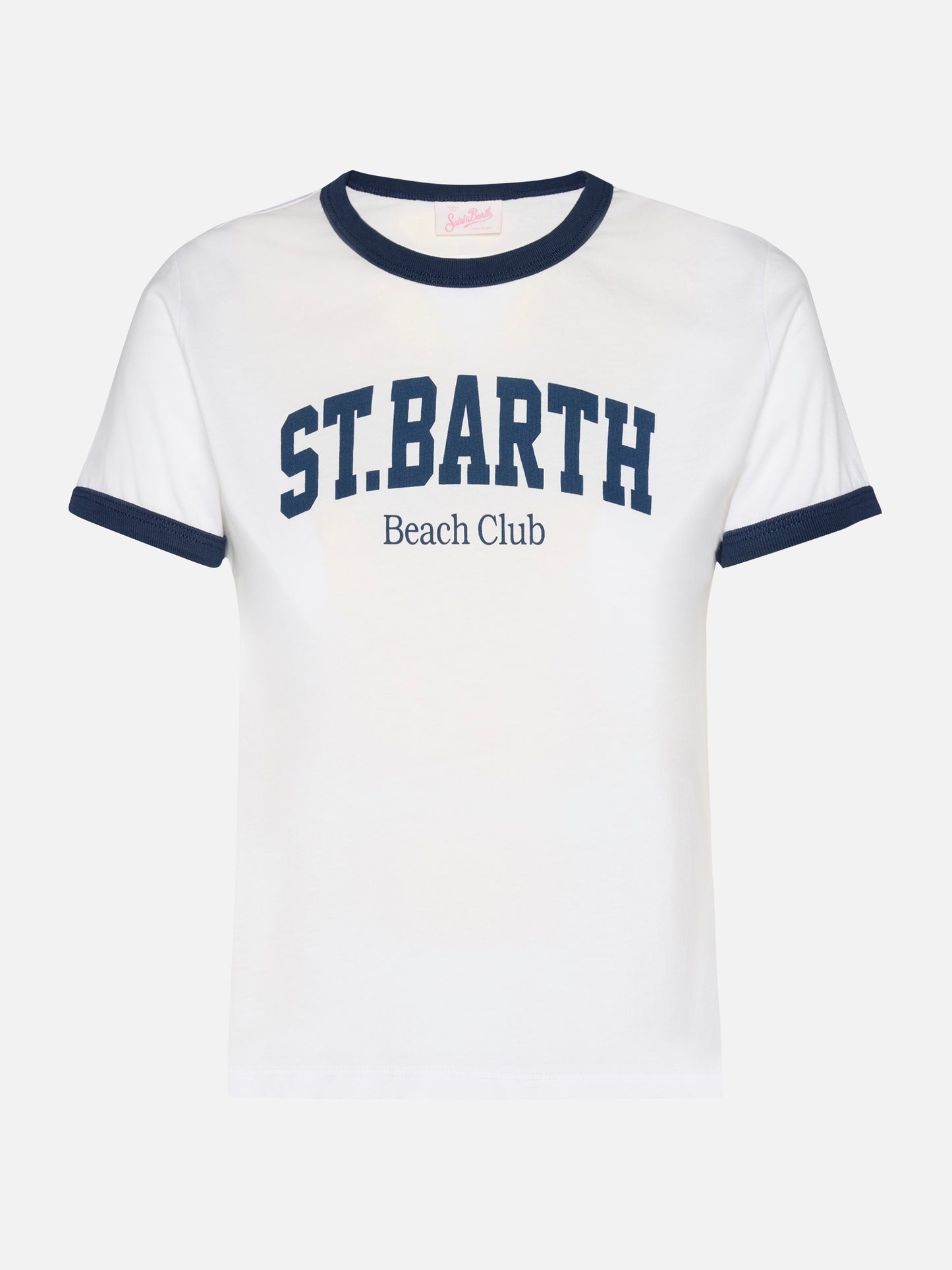 Emilie t-shirt in cotone con stampa St. Barth beach club