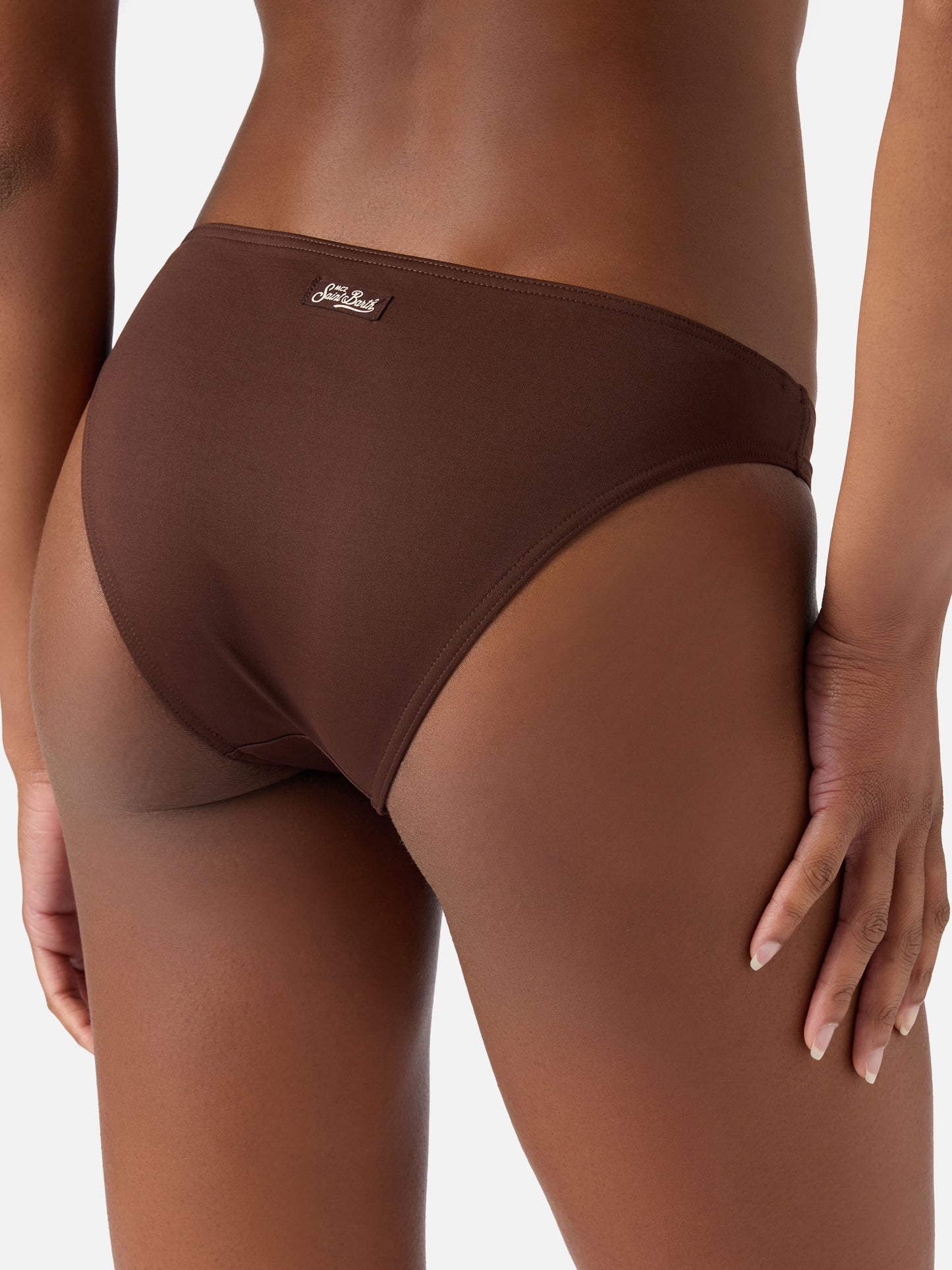 Bikini Gala en marron foncé uni