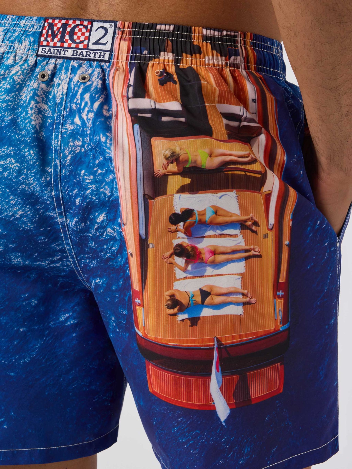 Gustavia Badeshorts mit italienischem Sommerprint | Special Edition
