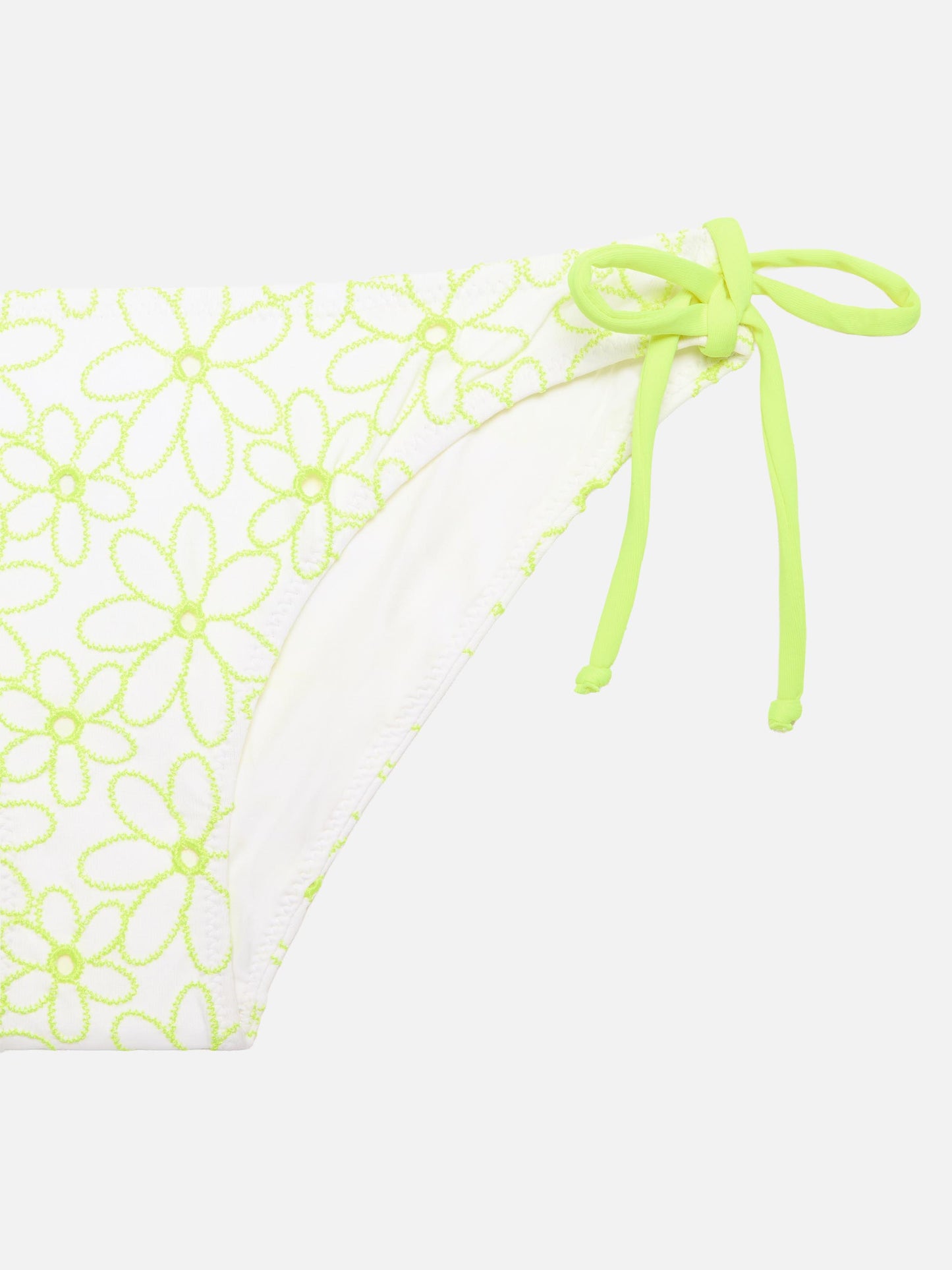 Girl bikini with daisy embroidery