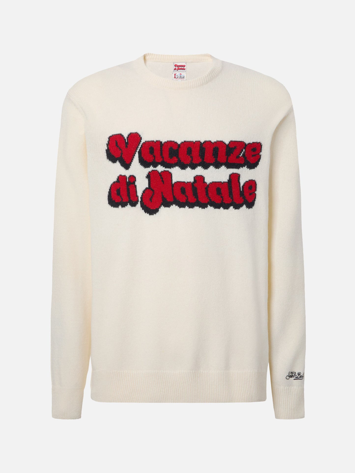 Maglione Heron bianco con jacquard Vacanze di Natale | VACANZE DI NATALE SPECIAL EDITION