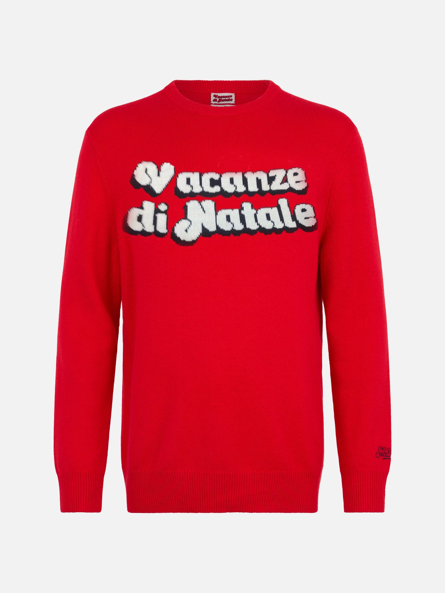 Man sweater Heron with Vacanze di Natale jacquard | VACANZE DI NATALE SPECIAL EDITION - MC2 Saint Barth