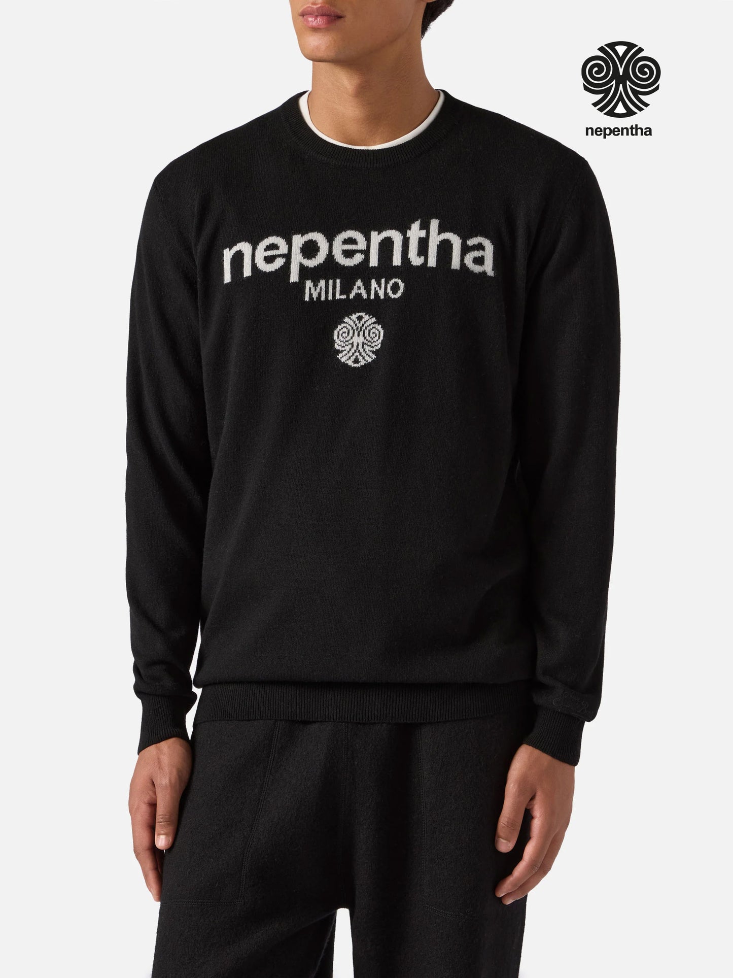 Maglione Heron light con jacquard Nephenta | NEPHENTA SPECIAL EDITION