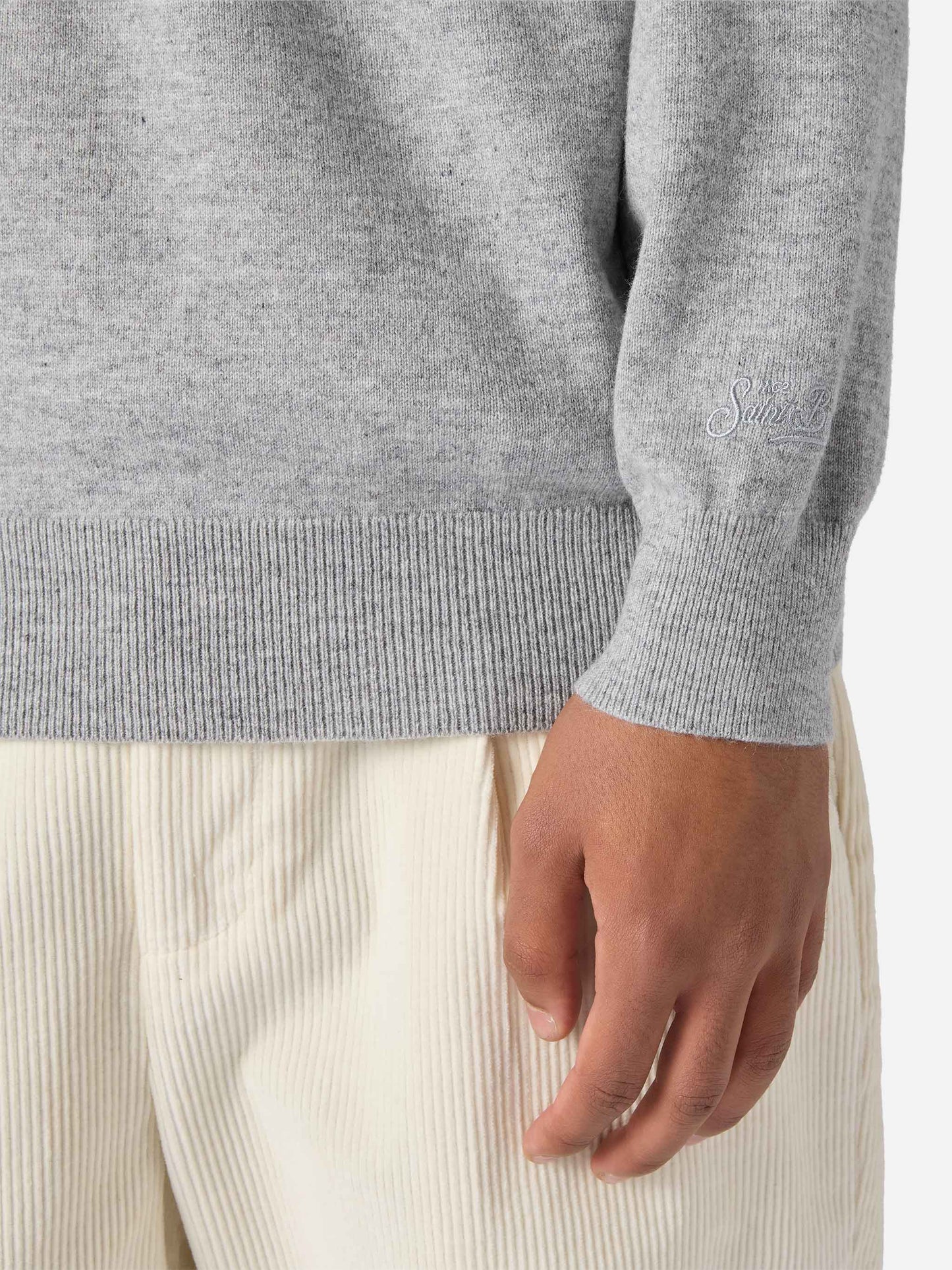 Maglione a girocollo Heron Light con ricamo Vado a ruba