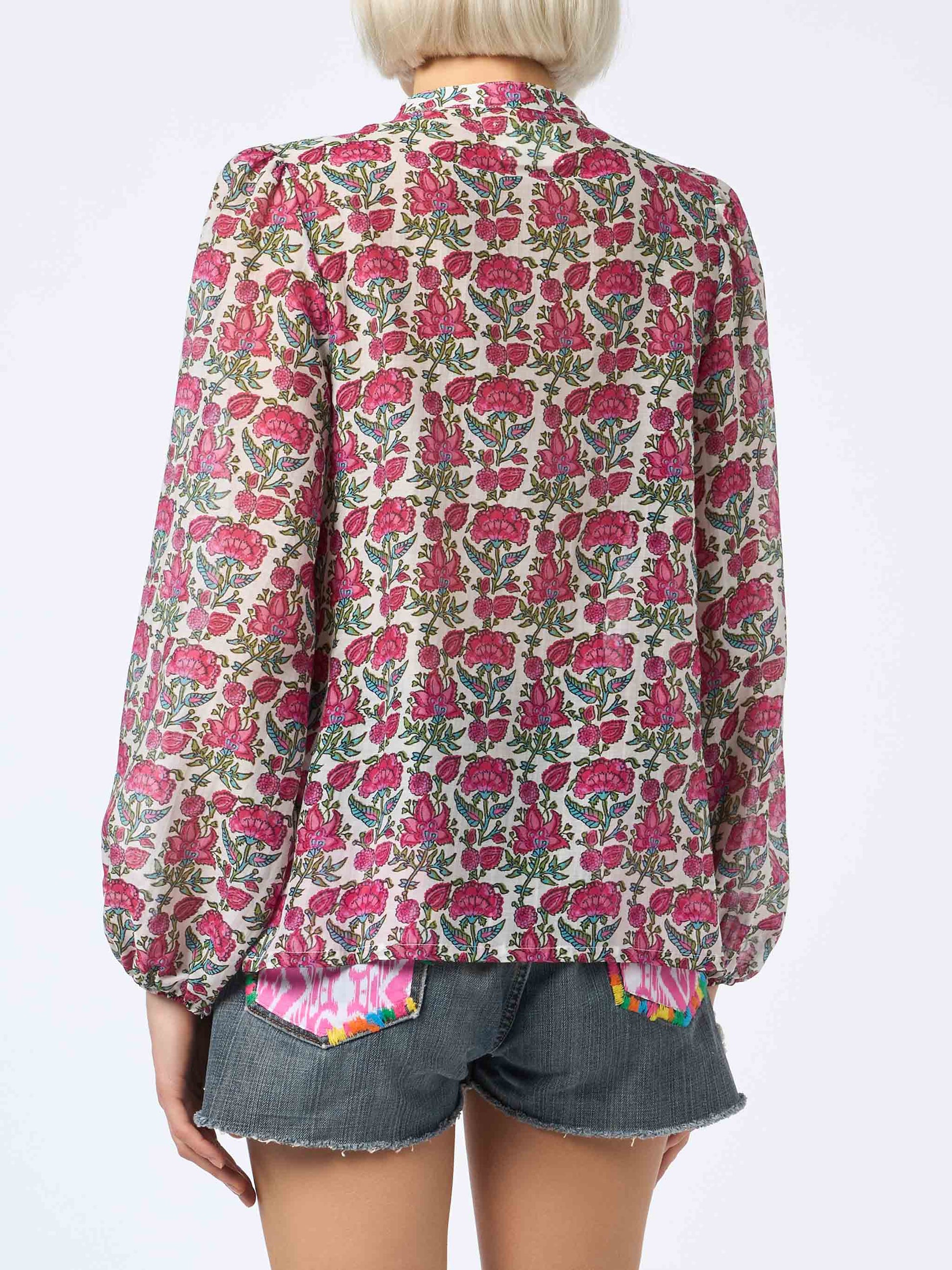 Woman silk voile blouse Harper - MC2 Saint Barth