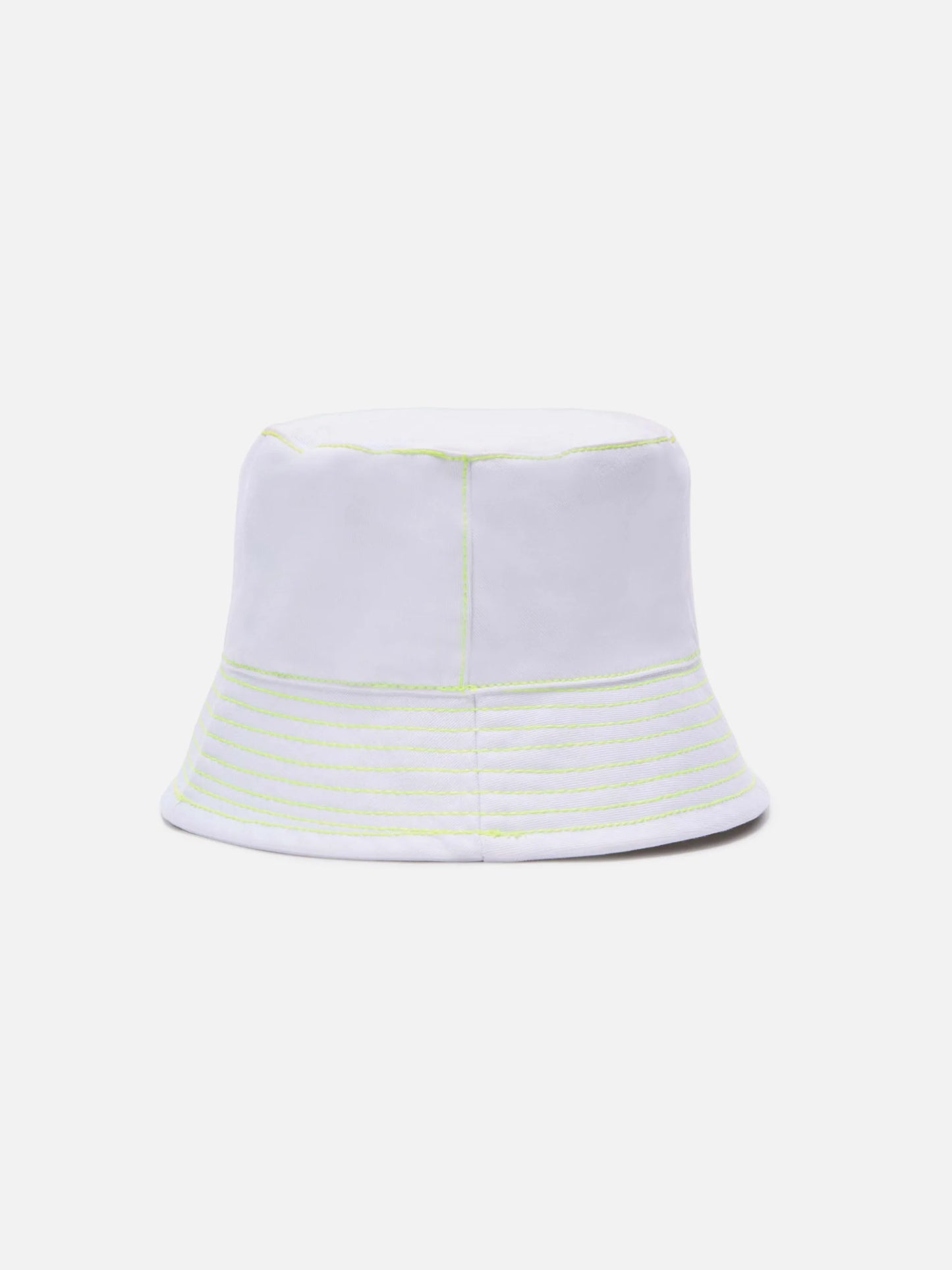 Cotton bucket hat with front embroidery