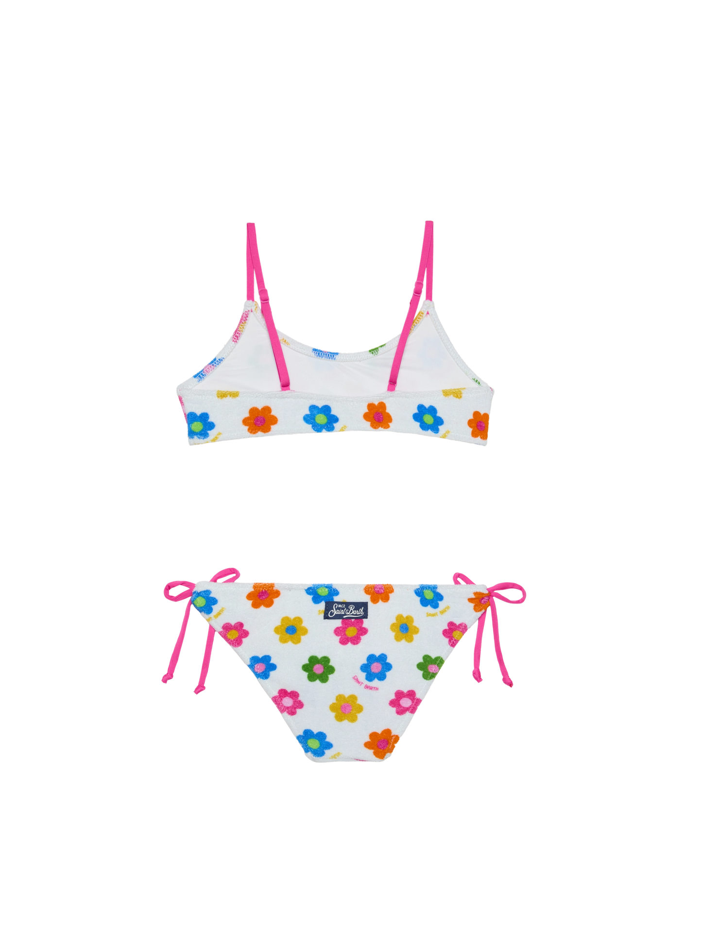 Girl bralette bikini with daisies - MC2 Saint Barth