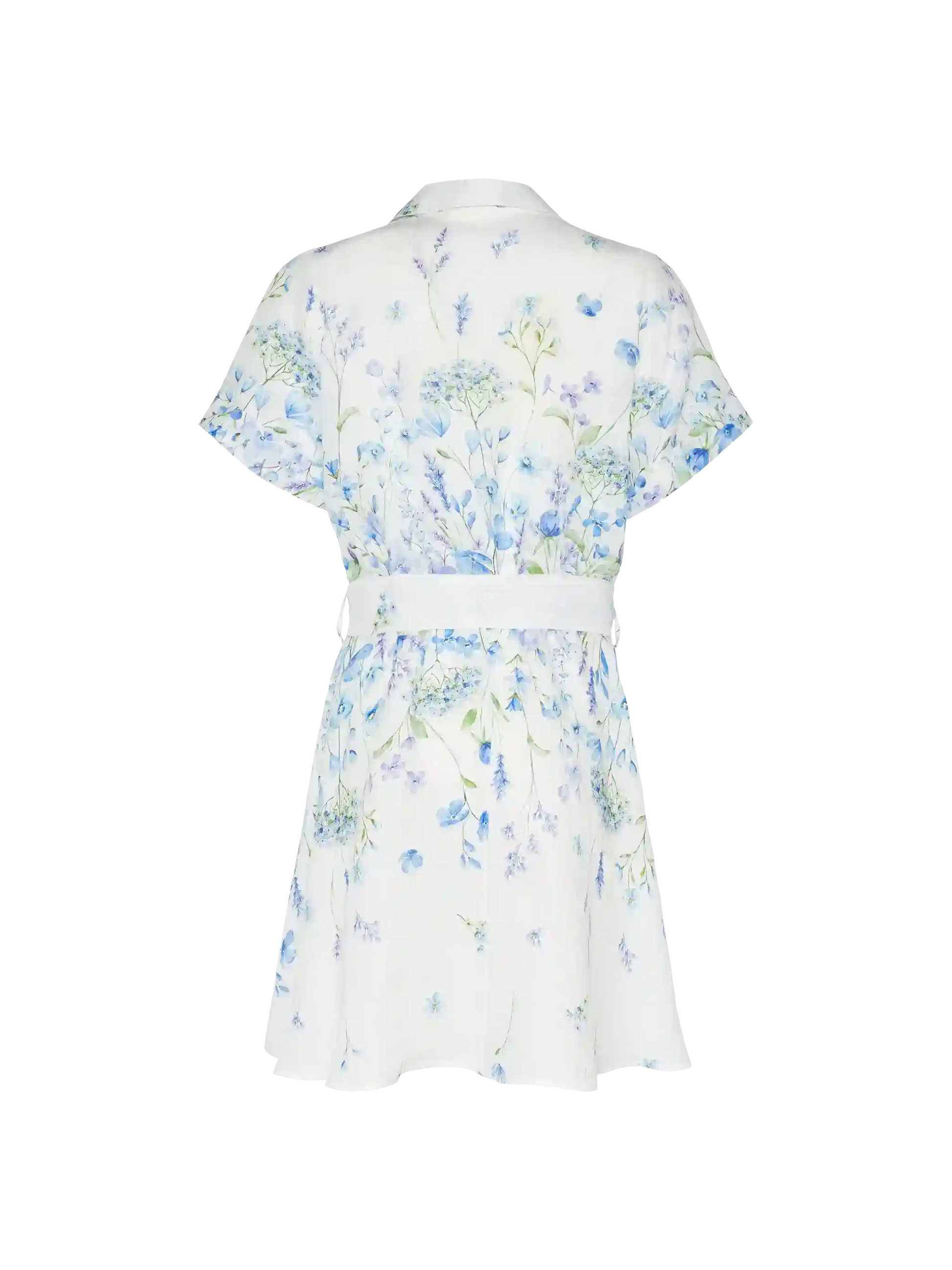 Joseline linen dress with floral print - MC2 Saint Barth