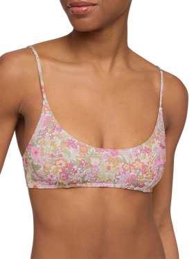 Bralette bikini Judy Virgo with Margaret Annie floral print | MADE WITH LIBERTY FABRIC - MC2 Saint Barth