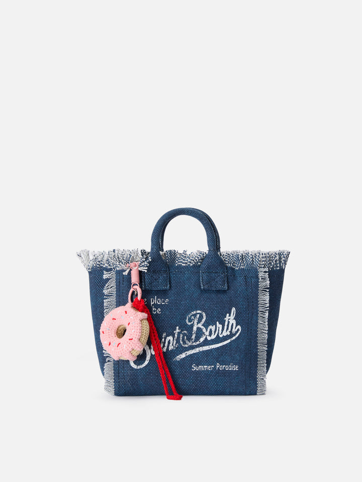 Funny charm da borsa con donut crochet
