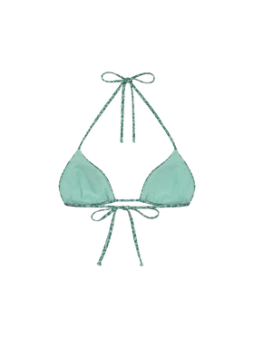 Leah triangle top swimsuit with animalier print - MC2 Saint Barth