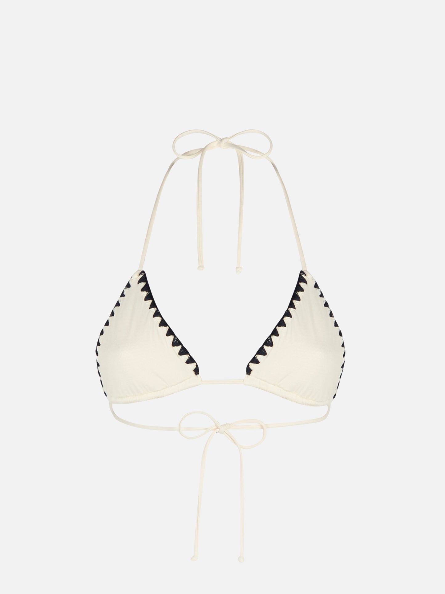 Woman crochet triangle top swimsuit Leah - MC2 Saint Barth