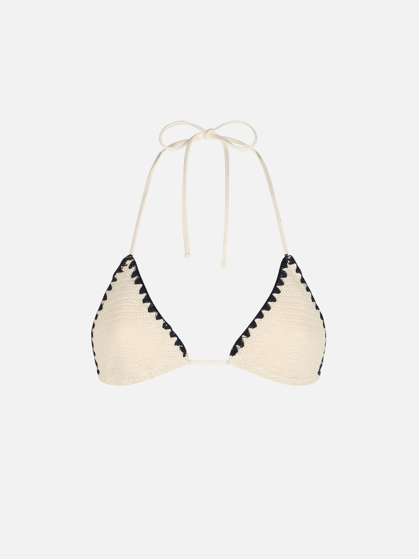 Woman crochet triangle top swimsuit Leah - MC2 Saint Barth