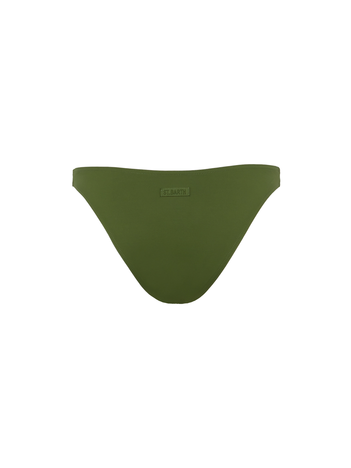 Lido military green classic swim briefs - MC2 Saint Barth