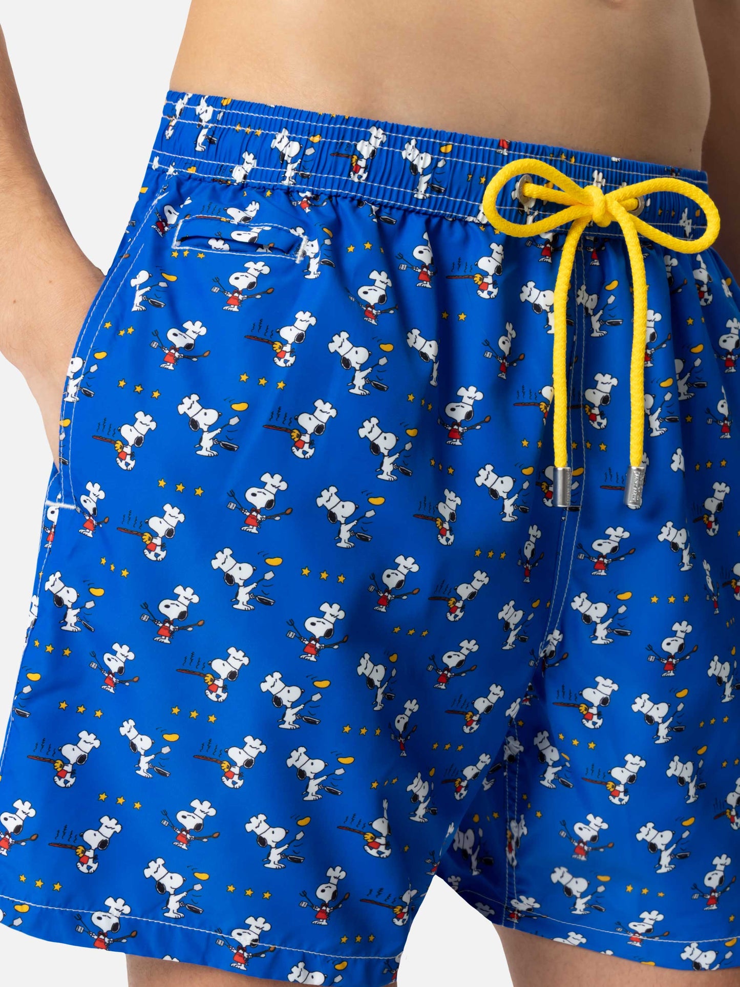 Lightweight fabric swim shorts Lighting with Snoopy chef print | SNOOPY PEANUTS® SPECIAL EDITION