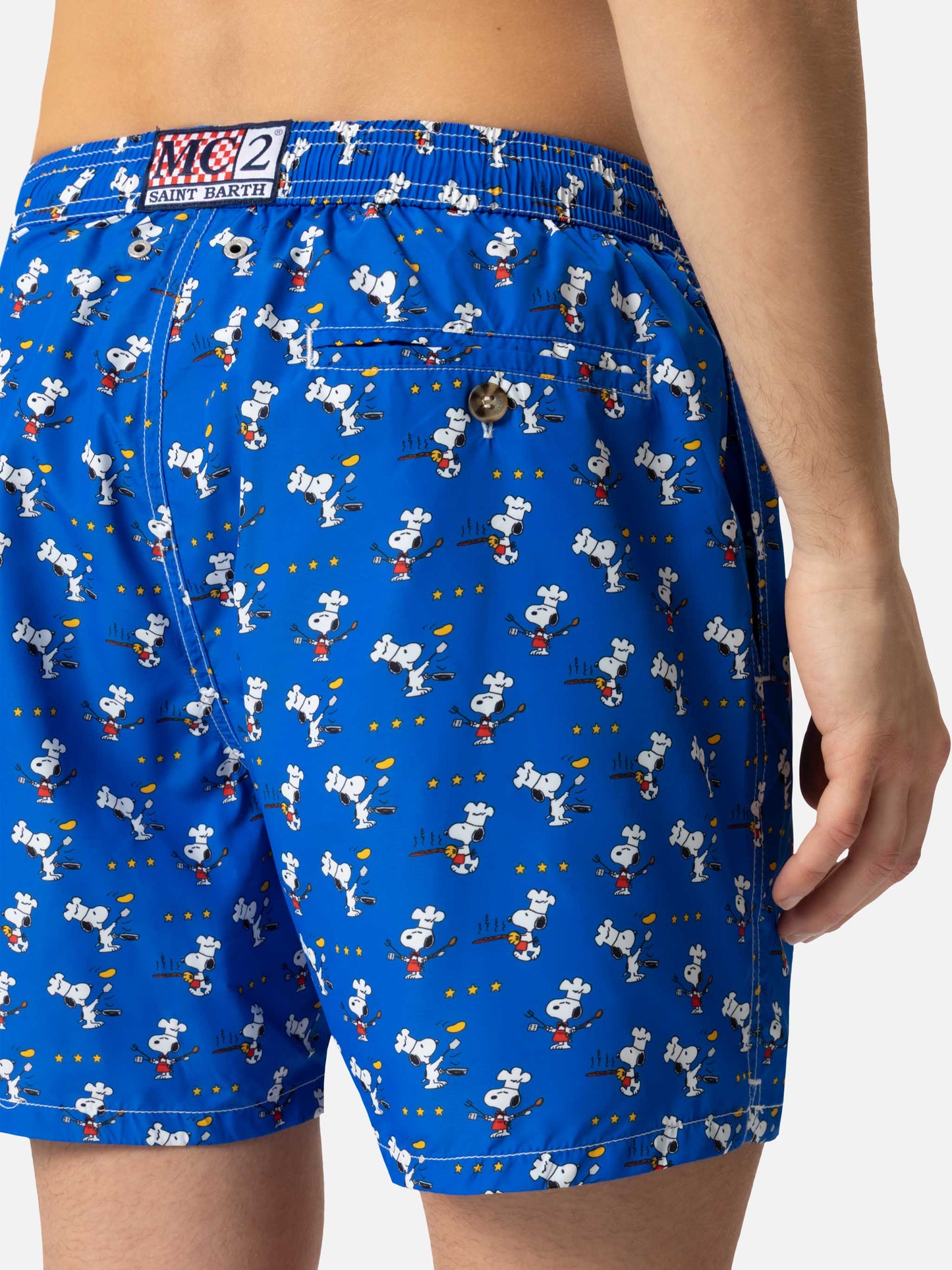 Lightweight fabric swim shorts Lighting with Snoopy chef print | SNOOPY PEANUTS® SPECIAL EDITION