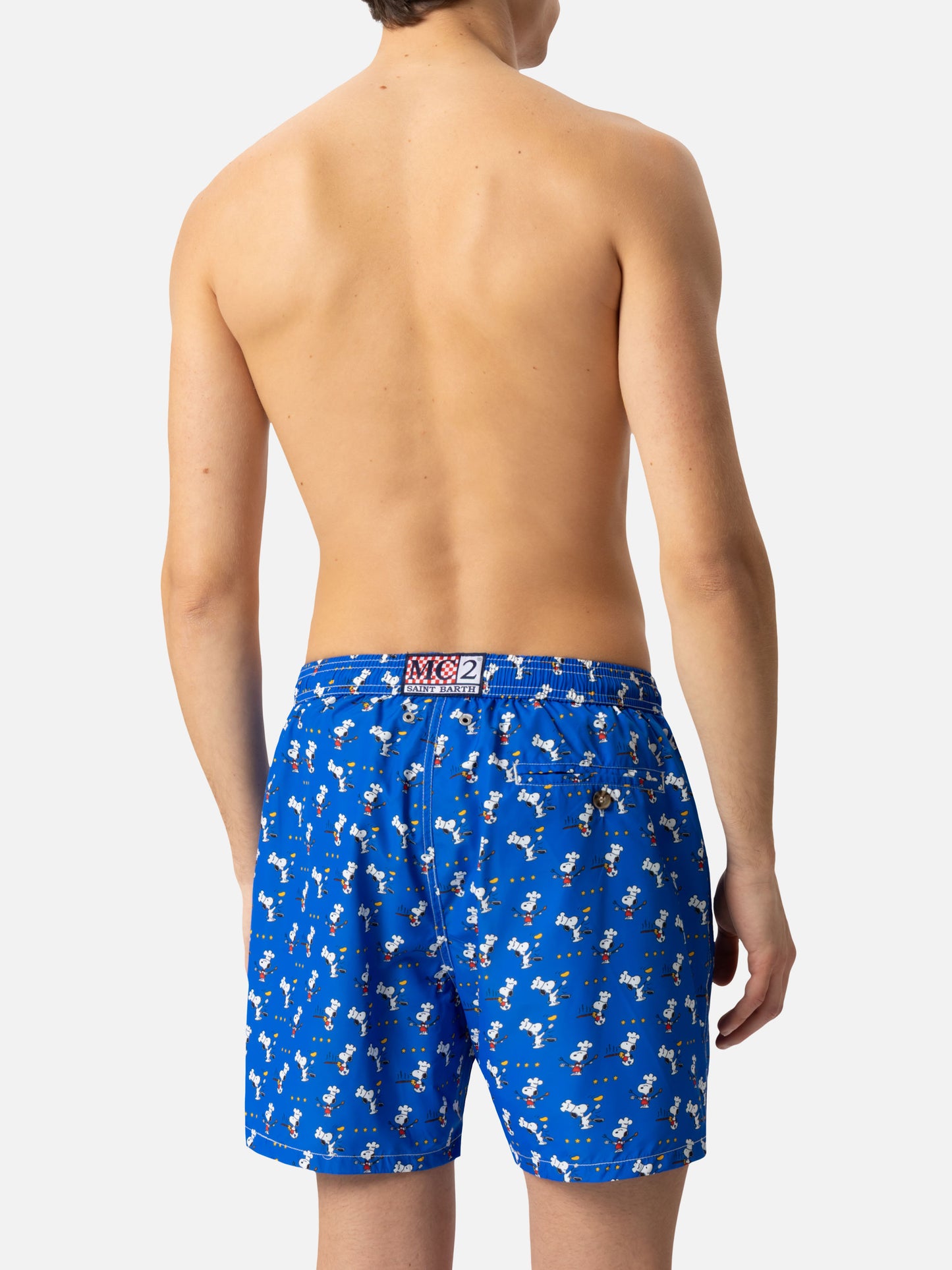 Lightweight fabric swim shorts Lighting with Snoopy chef print | SNOOPY PEANUTS® SPECIAL EDITION