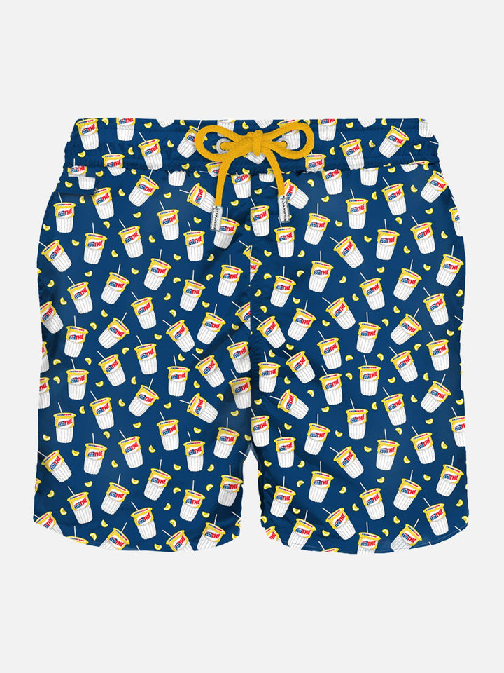 Lightweight fabric swim-shorts Lighting with Estathè pack print | ESTATHE' FERRERO SPECIAL EDITION