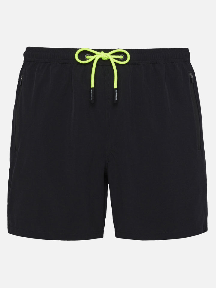 Black zipped swim shorts Lighting Submarine - MC2 Saint Barth