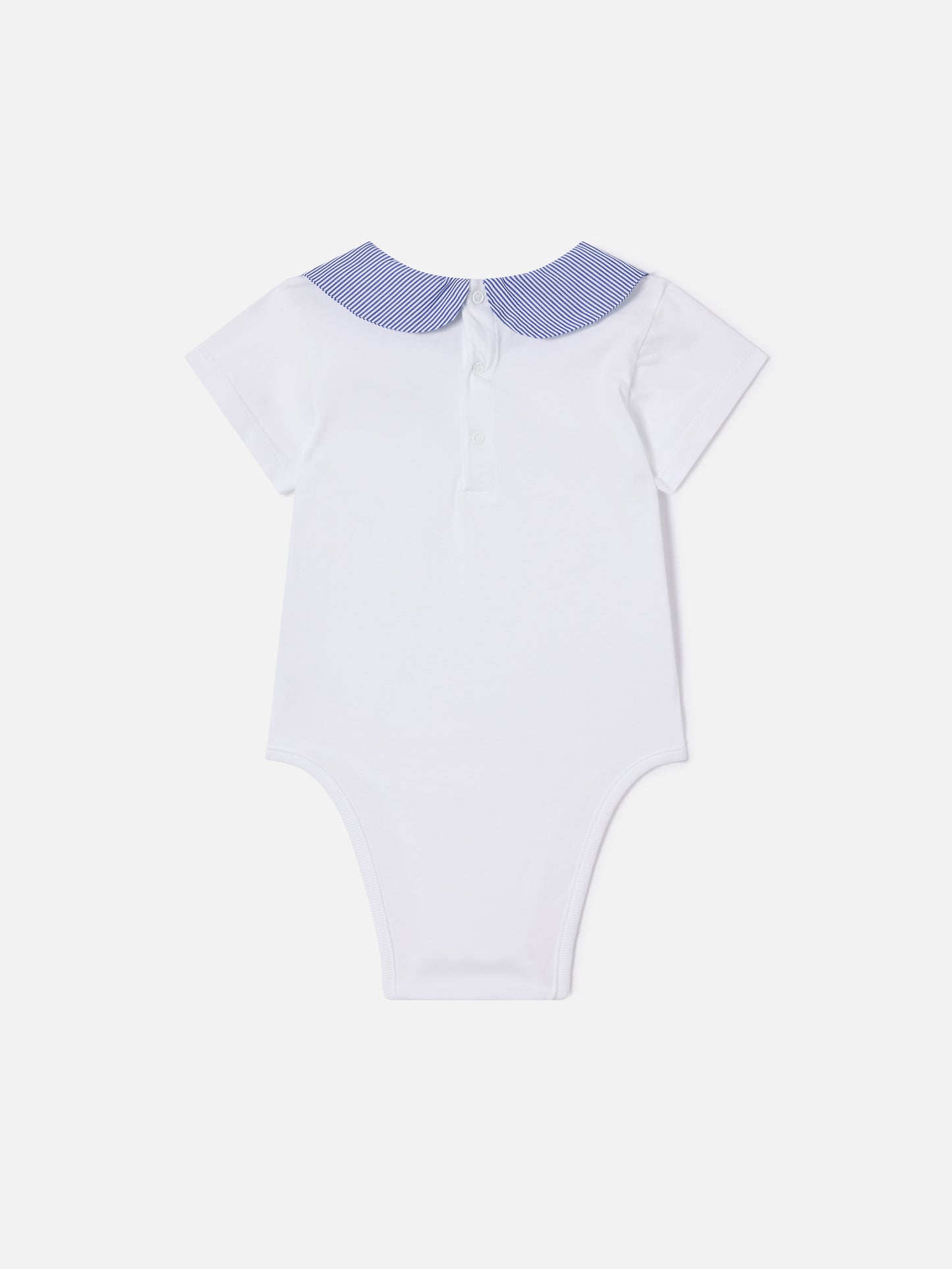 Body en coton biologique Lou avec broderie Mini Captain