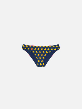 Madame swim briefs with bow and ducky print - MC2 Saint Barth