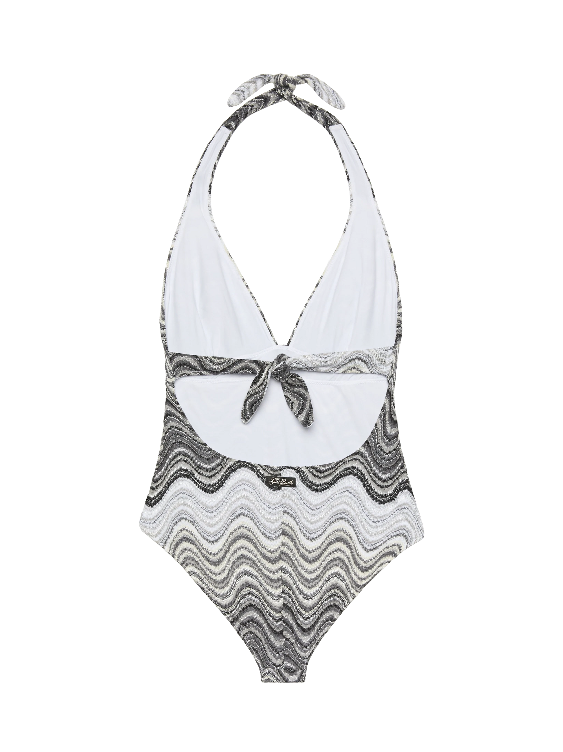 Marylin raschel wavy one-piece swimsuit - MC2 Saint Barth