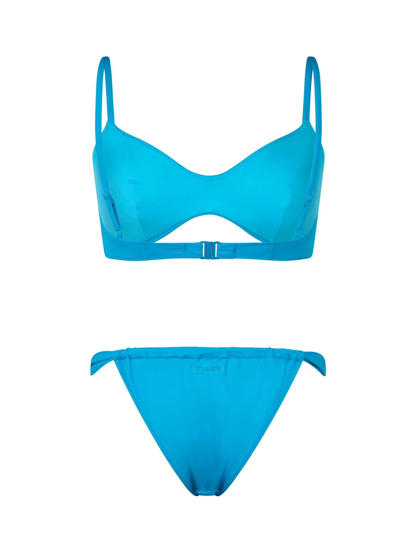 Woman turquoise scoop bralette bikini May Noelle - MC2 Saint Barth