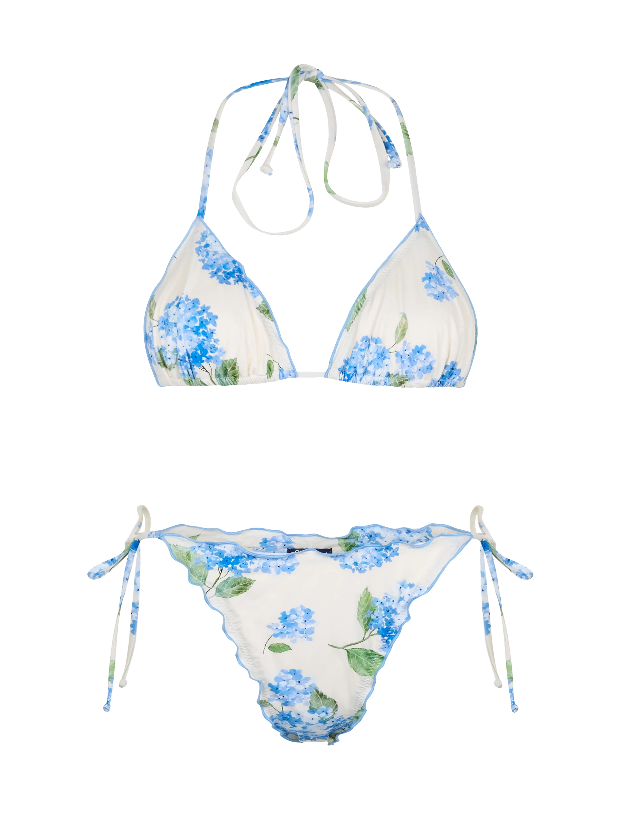 Woman flower classic triangle bikini Sagittarius Miami – MC2