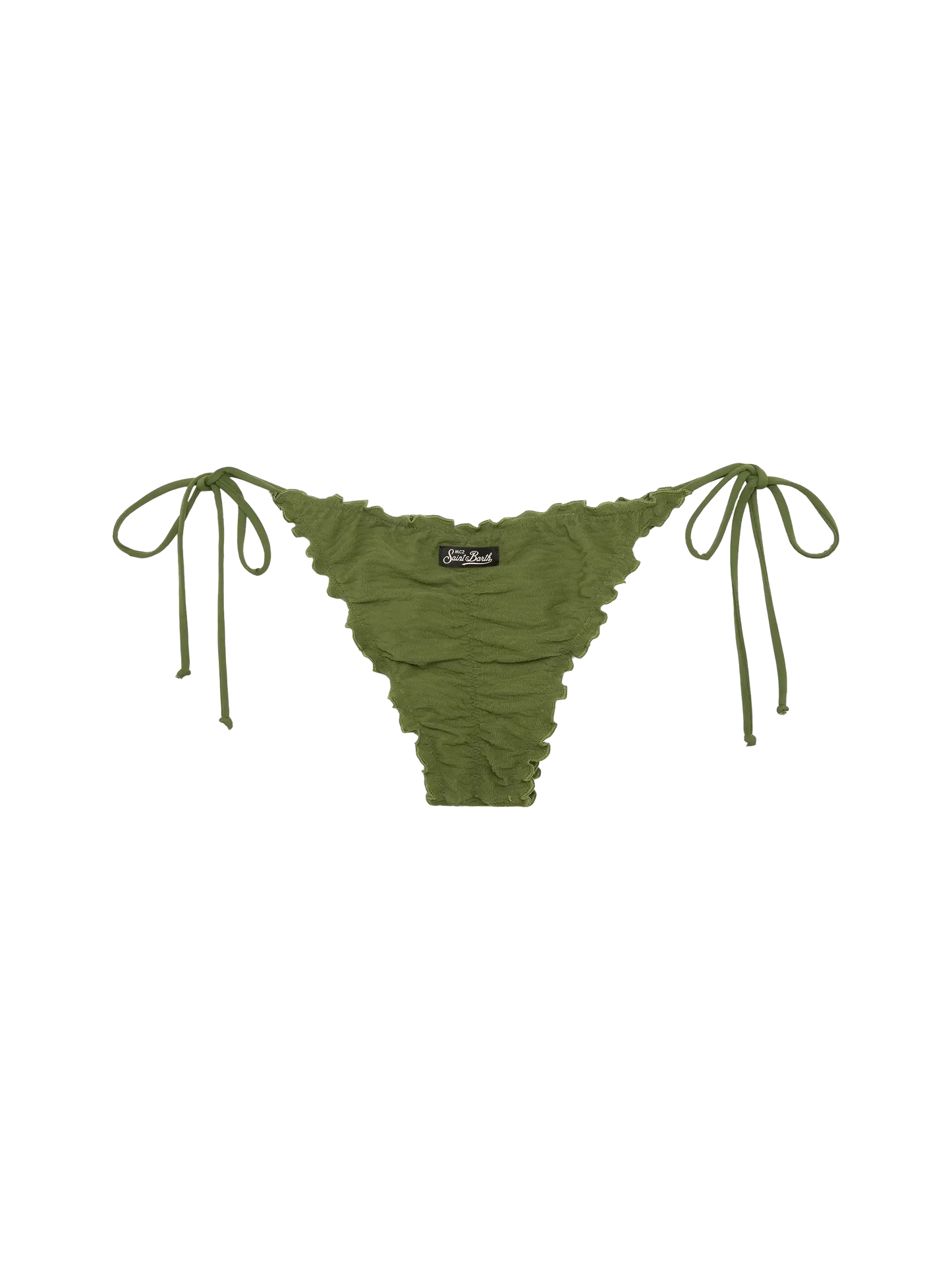 Slip mare Miami embossed zebrato e taglio sgambato
