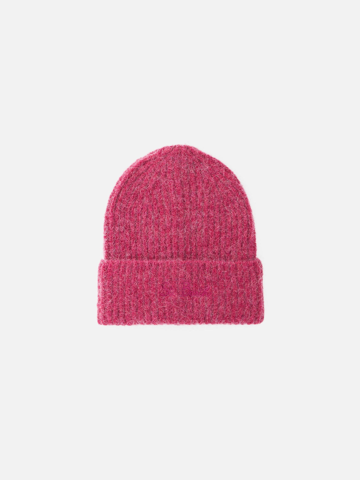 Woman peony stretch yarn hat Moss - MC2 Saint Barth