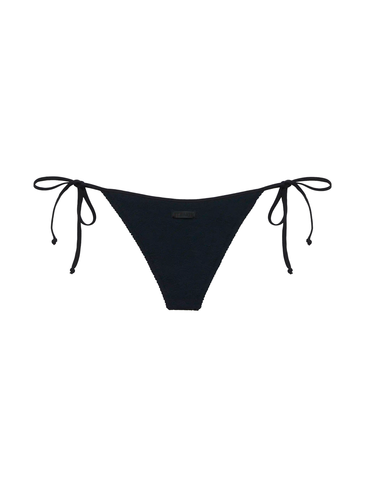 Marielle slip mare classico in crinkle color nero