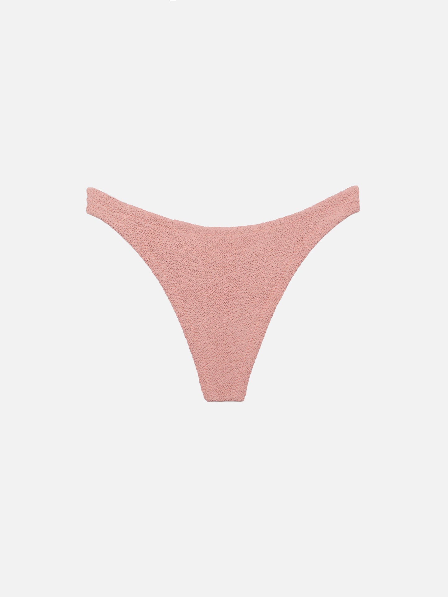Naomi – Cheeky-Badeslip in Pink mit Crinkle-Effekt
