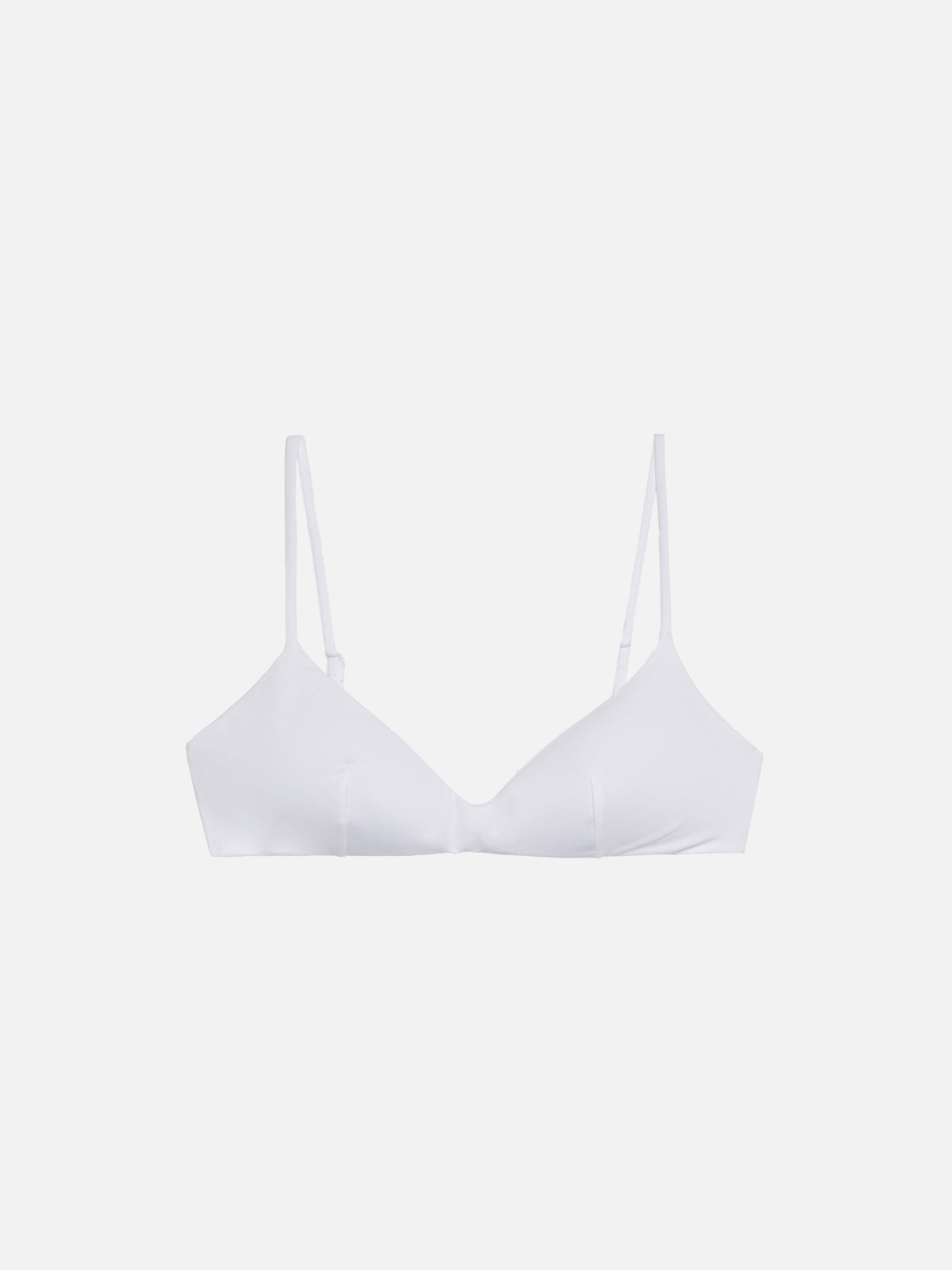 May white scoop bralette top - MC2 Saint Barth