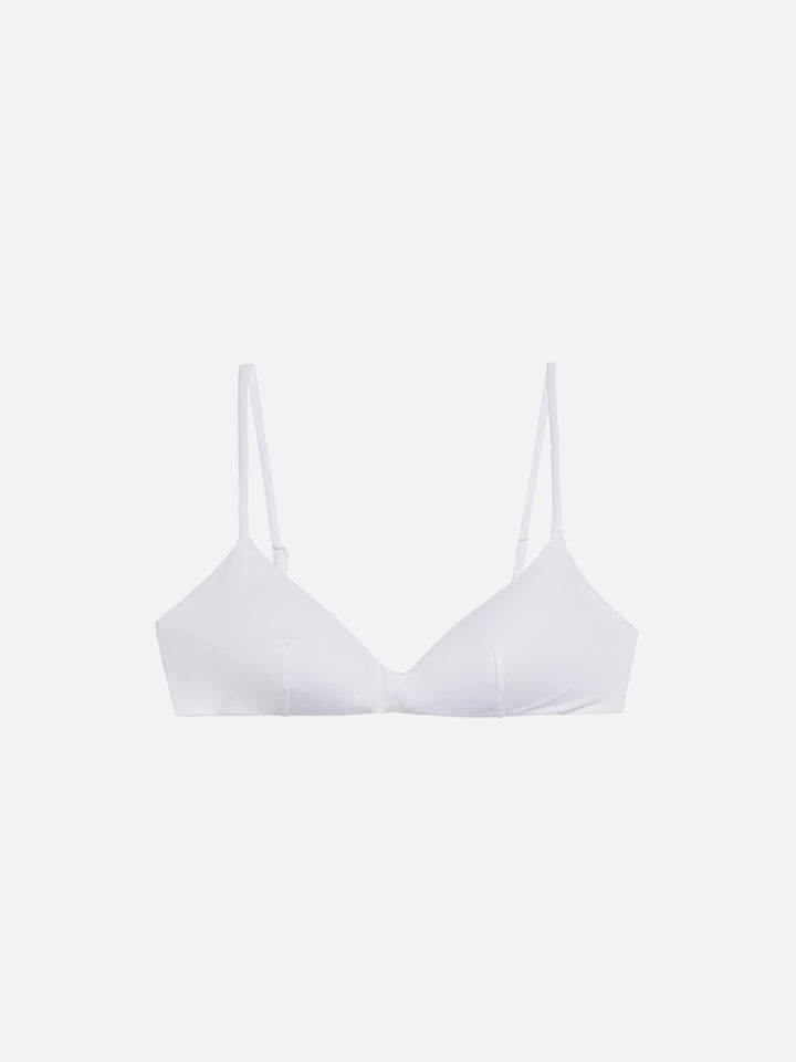Top bralette scollato May bianco